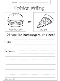 Free Opinion Writing Printable Kindermomma Com Opinion Writing Kindergarten First Grade Writing 1st Grade Writing