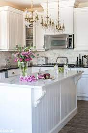 Light, airy, warm colors are used the most. New Kitchen Dramatic Kitchen Renovation Without Removing Cabinets