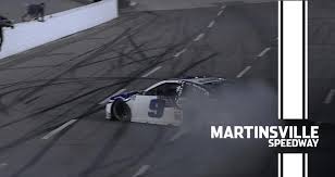 Cars race during the nascar xfinity series cook out 250 at martinsville speedway on april 09, 2021 in martinsville, virginia. Elliott S Time Chase Burns It Down At Martinsville Nascar