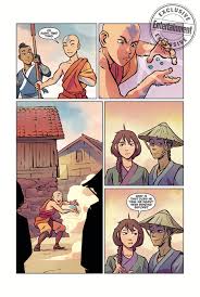The art of the animated series. Check Out New Avatar The Last Airbender Comic Preview Ew Com