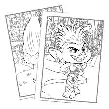 Jump to navigation jump to search. Trolls World Tour Coloring Activity Book 7 3 4 X 10 3 4 Party City