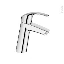 Modèle bas facile à utiliser à poignée rigide en métal. Robinet De Salle De Bains Eurosmart Mitigeur Lavabo Bec Moyen Sans Tirette Chrome Grohe Oskab