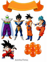 Dragon ball z edible cake topper 1/4 8.5 x 11.5 inches birthday cake topper contain no known allergens. Dragon Ball Z Free Printable Cake And Cupcake Toppers Oh My Fiesta For Geeks