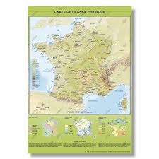 File:carte france geo relief c2.png wikimedia commons le relief de la france et les 10 premières aires urbaines | paris. Carte De France Physique Relief Et Hydrographie Poster Plastifie A0