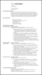 Our financial advisor resume example will show you what content to include in a section on your financial advisory experience. Free Traditional Academic Advisor Examples Resume Now