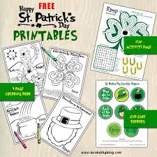The history of the st. Free St Patrick S Day Printables Mrs Kathy King
