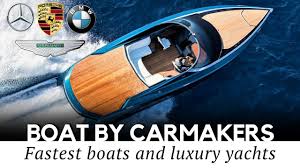 Discover all the boat brands available for charter on click&boat, a leader in boat rentals worldwide! Top 10 Speed Boats And Luxury Yachts Designed By Popular Car Makers Youtube