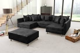 Details Zu Wohnlandschaft Sofa Couch Ecksofa Eckcouch Mikrofaser Vintage Anthrazit Minsk Xx