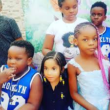 The daughter is quickly growing in. John Okafor S Wife And Children At Uche Ogbodo S Daughter S Birthday Celebrities Nigeria