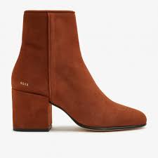 Nubikk Gigi Suede Cognac Ankle Boots