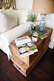 Discover extraordinary fine art, craft, and design for your home and wardrobe. Living Room Makeover Stacked Trunk End Table Liz Marie Blog