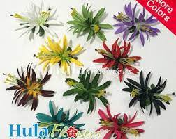 Silk Spider Lily Flowers Hula Hair Clip Wedding Hair Accessories Cm1 52 Lily Flower Flowers Wedding Hair Clips