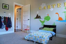 Kids Bedrooms With Dinosaur Themed Wall Art And Murals Kids Bedroom Wall Decor Kids Bedroom Decor Cool Kids Bedrooms