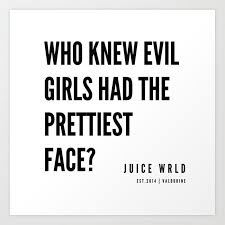 2 Juice Wrld Quotes 190608 White Art Print By Quotes And Sayings X Small Quotes White Quotes Rainbow Aesthetic