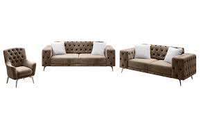 Bring both modern appeal and practicality into the look and feel of your home with this elegant and functional recliner set. 3 2 1 Sofa Set Chester Mit Bettfunktion Und Integrierter Visco Auflage Nude Beige Ceres Webshop