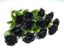 Check spelling or type a new query. 48 Artificial Silk Flowers 37cm Black Rose Stems In Black 8012040792 Gt Decorations