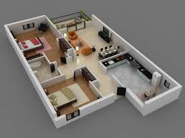 See more ideas about house plans, small house plans, house floor plans. Basement Floor Plans With Bedrooms Two Bedroom Apartment Style Home Stairs Full Basements Without House Bar Walkout Apppie Org