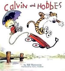 Calvin and hobbe wall art cartoon wall decor favorite heroes canvas print extra large wall art calvin and hobbe print child wall decor. Calvin And Hobbes Wikipedia