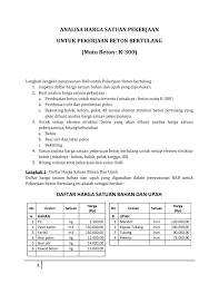 Maybe you would like to learn more about one of these? Rab Ahsp Pek Beton Bertulang Pages 1 10 Flip Pdf Download Fliphtml5