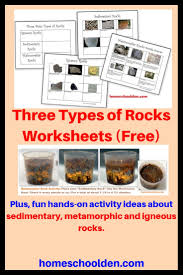 The Three Types Of Rocks Our Activities And A Free