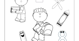 Ausmalbild Schulsachen Pdf Ausmalbild Ausmalen Bilder