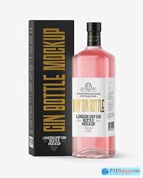 Download Gin Bottle With Box Mockup 53586 Free Download Photoshop Vector Stock Image Via Torrent Zippyshare From Psdkeys Com