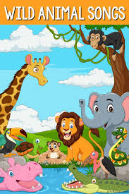 Wild Animal Songs For Preschool Zoo Jungle Pre K Pages Animals Wild Wild Animals Vector Animals