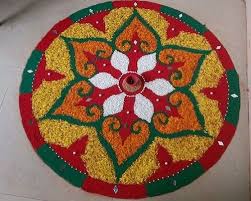 9 Best Rice Rangoli Designs With Images Styles At Life New Rangoli Designs Rangoli Designs For Competition Rangoli Designs Images