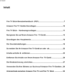 Amazon fire tv stick anleitung. Fire Tv Stick Benutzerhandbuch Pdf Kostenfreier Download