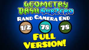 Robtop games / versión 1.00 / tamaño: Geometry Dash Subzero Full Version Unlock All Android Youtube