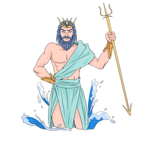 Greek Poseidon PNG Image, Poseidon The Sea God In Greek Mythology, Poseidon,  The God Of The Sea, Myth PNG Image For Free Download