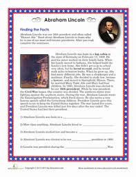 Who was the 16th president of the united states? Abraham Lincoln Facts Worksheet Education Com Abraham Lincoln Facts Abraham Lincoln For Kids Abraham Lincoln Activities