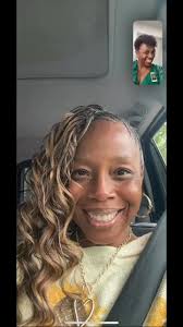 When me and my bestie Shawn Hall FaceTime each other after getting our hair  done