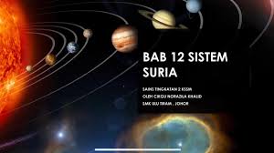 Layari dan langgan modul pembelajaran l. Nota Sains T2 Bab 12 Sistem Suria