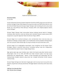 Y.m tuan zainal abidin bin tuan yusuf. Kenyataan Media Perintah Kawalan Pergerakan Pemulihan Pkpp Di Selangor Media