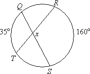 Where x,y are the coordinates of each point and r is the radius of the circle. Intercepted Arcs And Angles Of A Circle Video Lessons Examples Step By Step Solutions