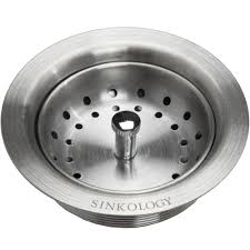 A kitchen sink strainer is a great thing to add to your kitchen sink. Kitchen Sink Basket Strainer Drain With Post Style Basket In Stainless Steel Sinkology