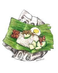 You can enjoy nasi lemak from 5 stars hotels or get it. Nasi Lemak One Of Malaysia S Signature Dish Have You Guys Tried This Before Pantunpins Designpantun1 Ilustrasi Makanan Menggambar Makanan Seni