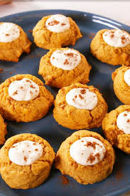 These Thumbprint Cookie Recipes Are Anything But Boring Pumpkin Recipes Dessert Pumpkin Cheesecake Cookies Thumbprint Cookies Recipe