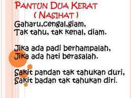 Dengar cakap enggang makan buah belolok , dengar cakap orang terjun masuk lubuk. Ppt Pantun Dua Kerat Nasihat Powerpoint Presentation Free Download Id 5816308