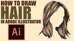 This handy illustrator braid hair brush can be of use in your next vector design project. How To Draw Vector Hair Adobe Illustrator Tutorial Youtube