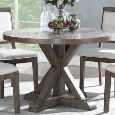 Crystal City Molly Dining Table In Light Brown With A Grey Washed Table Only Nebraska Fur In 2020 Rustic Dining Room Table Grey Dining Tables Round Pedestal Dining