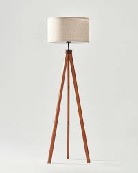 Brighten up any room with target's wide range of floor lamps and standing lamps. Eden Led Wood Tripod Floor Lamp Mid Century Modern Light