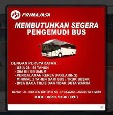Check spelling or type a new query. Ayo Naik Bis Lowongan Kerja Driver Bus Primajasa Facebook