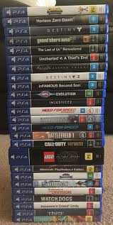 Ps4 Image My Ps4 Games Over The Last 4 Years Top Being My Favorite Bottom Playstation 4 In 2020 Ps4 Games Playstation Games Ps4