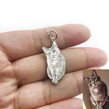 Kittysensations Custom Cat Necklace With Personal Engraving Cat Necklace Personalized Cat Necklace Cat Accessories