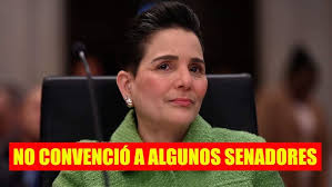 Con su voto, no- El senador Juan Oscar Morales, dijo que Janet Parra no  cuenta con su voto.