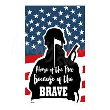 Free for commercial use high quality images Home Of The Free Because Of The Brave Svg Military Svg Svg Etsy Military Dad Patriotic Flag Quilt
