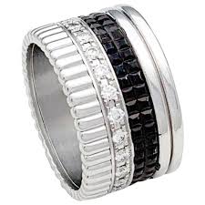 Bagues Boucheron Bague Boucheron Quatre Black Edition En Or Blanc Diamants Or Blanc Autre Autre Ref 145247 Joli Closet