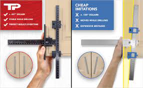 True position tools cabinet hardware jig is a more flexible solution when the type of hardware or the positioning is more complex. The Original Cabinet Hardware Jig Adjustable Drill Guide For Fast And Accurate Installation Of Door And Drawer Front Knobs Pulls And Handles Professional Template True Position Tools Tp 1934